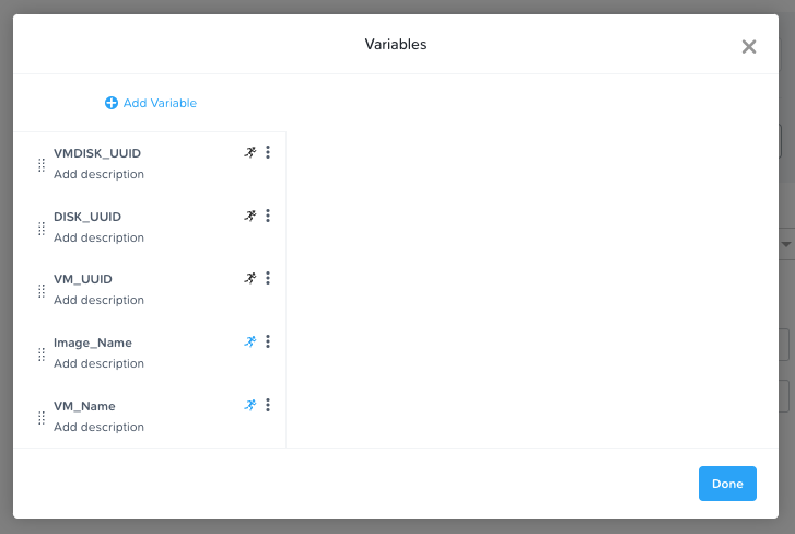 Runbook Variables