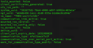 CLI communication link