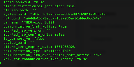 CLI communication link