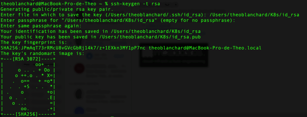 SSH key generation