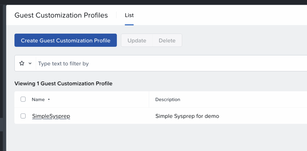 Create Custom Profiles