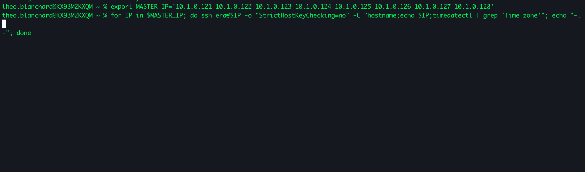 Nutanix – NDB – HA deployment – Exécuter une commande sur l&rsquo;ensemble des membres du clusters